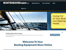 Tablet Screenshot of boats-heaven.com